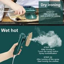 Mini Steam Iron – Portable Wrinkle Remover for Instant Ironing